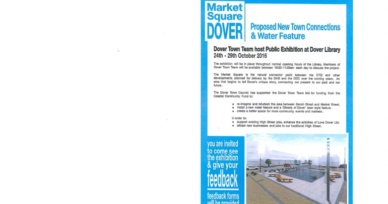 Image for the news article titled Market Square Dover – Your views please!