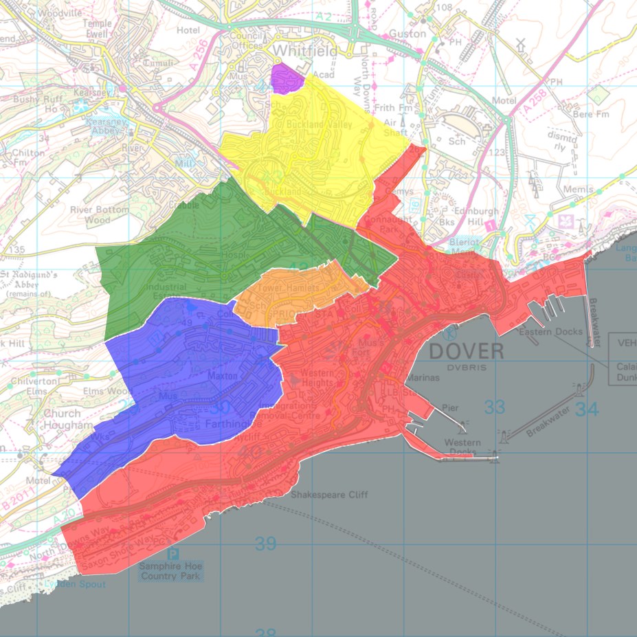 All Wards in Dover
