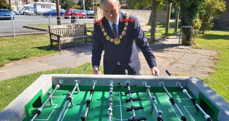 Image for the news article titled A Dover First – Outdoor Table Tennis and Football