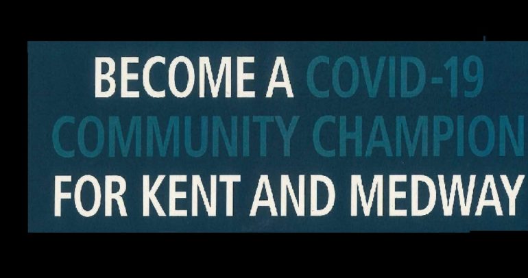 Image for the news article titled Become a COVID-19 Community Champion for Kent and Medway