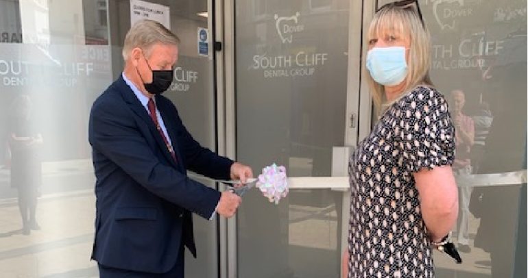 Image for the news article titled Mayor welcomes new dental practice to Dover High Street