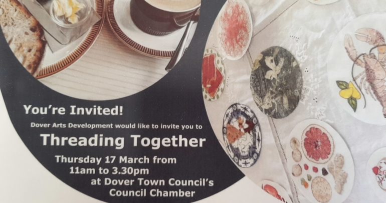 Image for the news article titled Threading Together Exhibition – Dover Town Council Chamber – Thursday 17th March