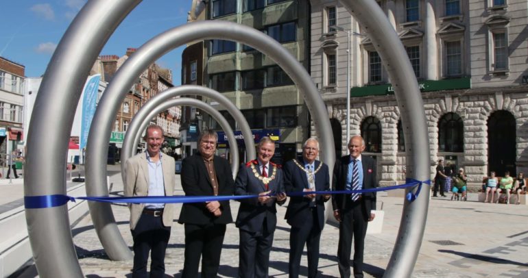Image for the news article titled Mayor of Dover Opens the newly refurbished Market Square