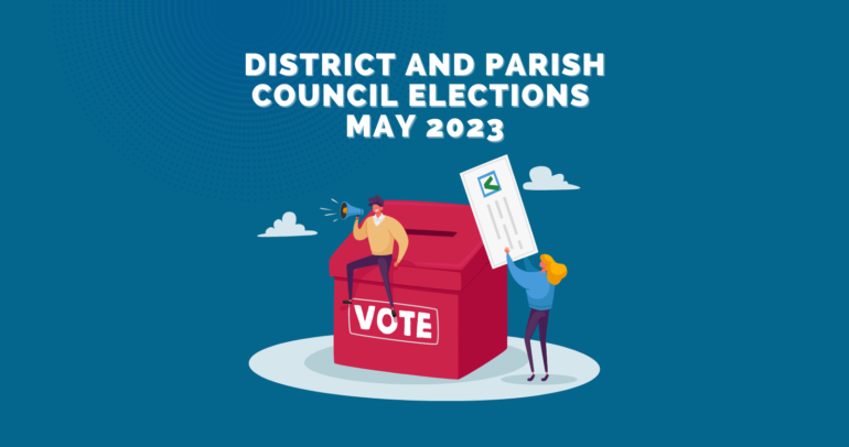 Image for the news article titled Upcoming District and Parish Council Elections