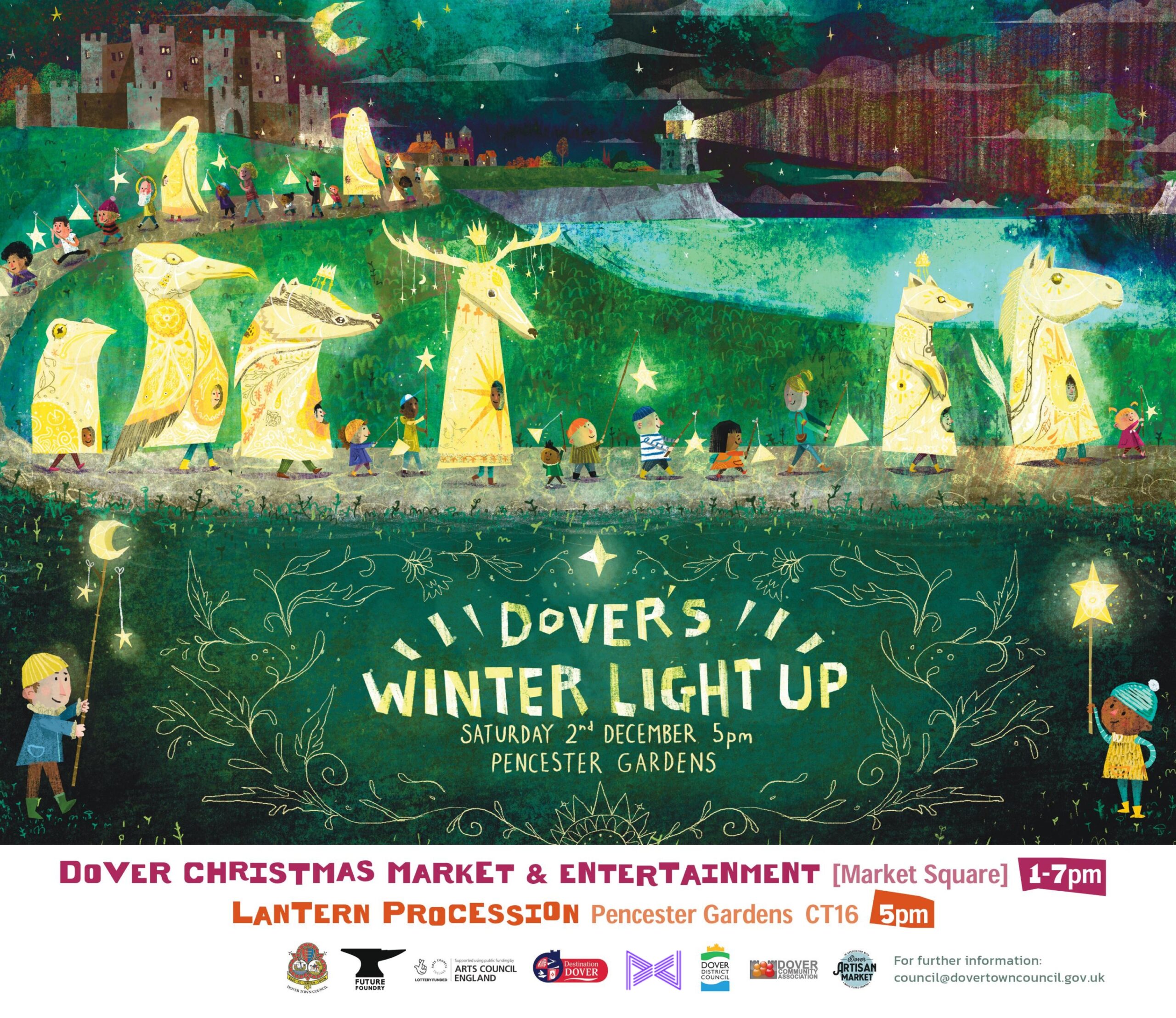 Dover Winter Light Up Poster