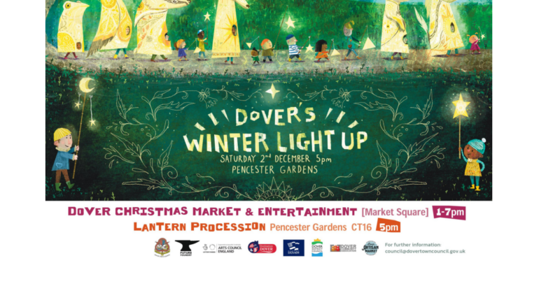 Image for the news article titled We’re getting excited for Dover Winter Light Up – Saturday 2nd December 1pm-7pm